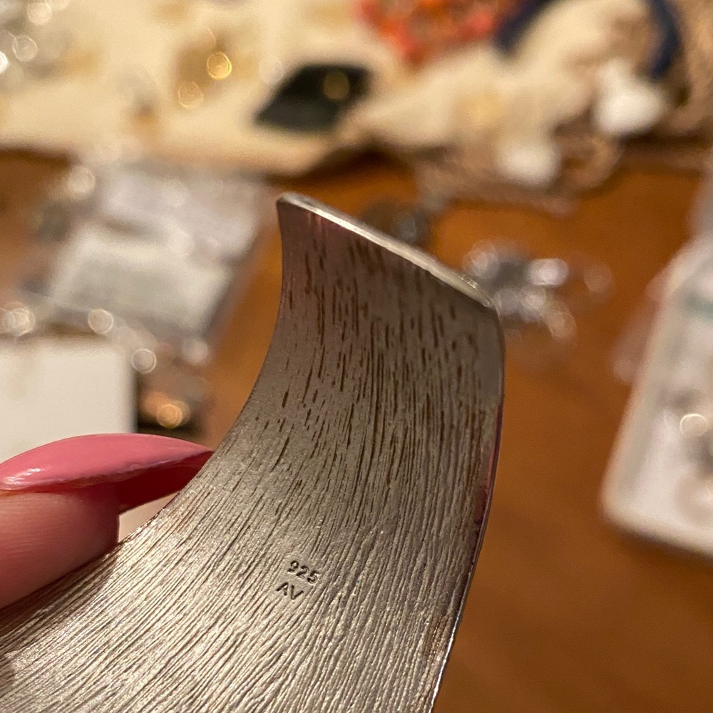 925 Silver Cuff Bracelet - Picture 3 of 4